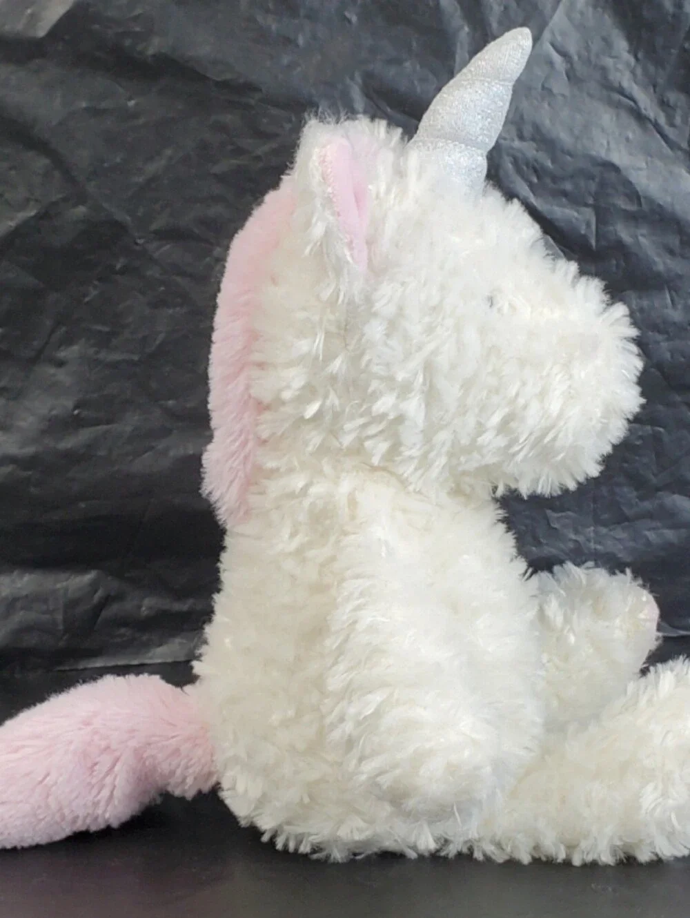 Just One You Carters Unicorn Shaggy Stuffed Animal Plush Baby Toy - GUC